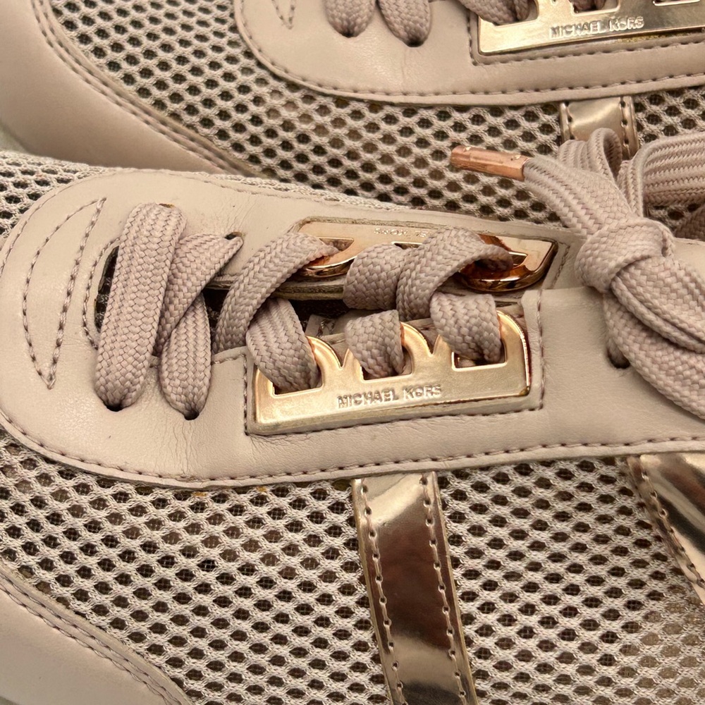 MICHAEL Michael Kors  Maggie Blush Pink Sneakers 8 - Picture 7 of 15